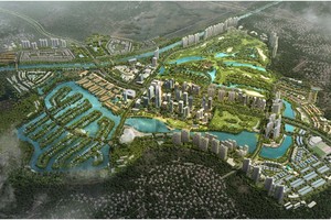 Thành phố xanh Ecopark.