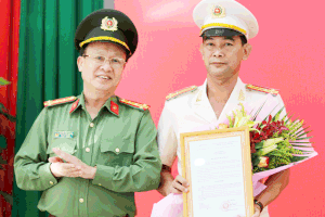 Thượng tá Phạm Thanh Tâm được bổ nhiệm làm Phó Giám đốc Công an tỉnh Long An.