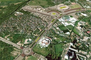 Chặng đua F1 tại Hà Nội vẫn diễn ra như bình thường. (Ảnh: Fox Sports Asia).