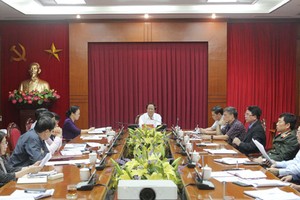 Ban Thường vụ Thành ủy Hải Phòng họp, thống nhất chủ trương không tổ chức Lễ hội Hoa Phượng đỏ 2020, tập trung cho công tác phòng chống dịch Covid-19. Ảnh: Công thông tin điện tử Hải Phòng.