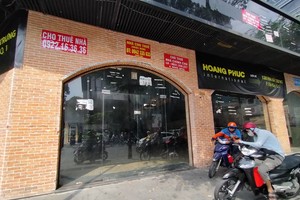 Ảnh hưởng dịch Covid-19: Trả mặt bằng kinh doanh tại Sài Gòn nở rộ
