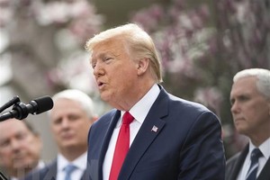 Tổng thống Mỹ Donald Trump. (Nguồn: THX/TTXVN).