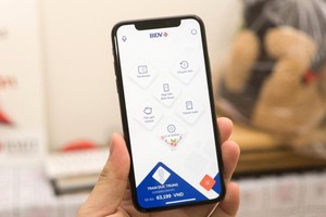 Ứng dụng BIDV Smart Banking.