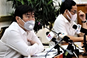 Chủ tịch UBND TP.HCM Nguyễn Thành Phong. ẢNh: Trung tâm Báo chí TP.HCM.