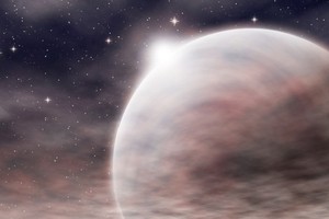 Mô phỏng hành tinh xốp KELT-11b. Ảnh: Tech Times.