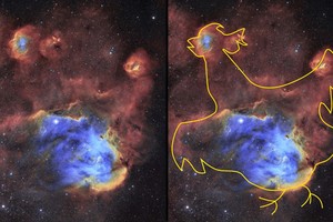 Tinh vân IC 2944. Ảnh: Juan Filas.