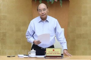 Thủ tướng Nguyễn Xuân Phúc phát biểu. (Ảnh: Thống Nhất/TTXVN).