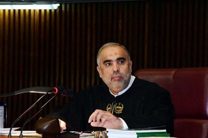Chủ tịch Hạ viện Pakistan Asad Qaiser. (Ảnh: Daily Times).