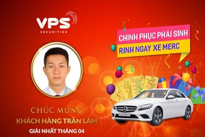 “Chinh phục Phái sinh – Rinh ngay xe Merc”: Giải Nhất tháng thứ 2 tiếp tục thuộc về nhà đầu tư trẻ tuổi