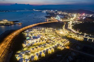 Quần thể công trình nghỉ dưỡng, vui chơi, giải trí do Tập đoàn Sun Group đầu tư tại Bãi Cháy được quy hoạch chuẩn mực.