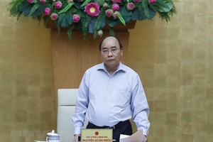 Thủ tướng Nguyễn Xuân Phúc phát biểu. (Ảnh: Thống Nhất/TTXVN).