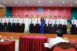 Ban Chấp hành Đảng bộ Cơ quan Ban Nội chính Trung ương nhiệm kỳ 2020 - 2025 ra mắt tại Đại hội.