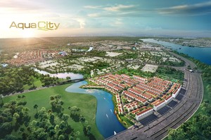 Sở hữu vị trí cửa ngõ đắc địa của đô thị Aqua City, phân khu River Park 1 mở ra giá trị sinh lời tiềm năng.