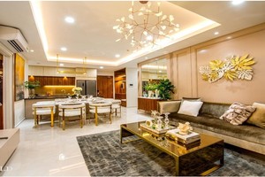 Căn hộ mẫu The Emerald Golf View được thiết kế theo phong cách sang trọng, thời thượng.