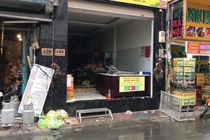 Hiện trường vụ cháy. (Ảnh: TTXVN phát).