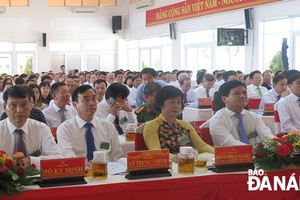 Phiên khai mạc Đại hội Đại biểu quận Ngũ Hành Sơn (Ảnh: Báo Đà Nẵng).