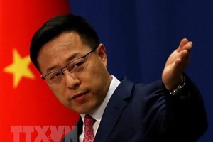 Người phát ngôn Bộ ngoại giao Trung Quốc Triệu Lập Kiên. (Ảnh: IRNA/TTXVN).