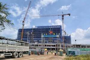 Dự án Bệnh viện Đa khoa tỉnh Tiền Giang dự kiến hoàn thành, đưa vào hoạt động trong năm 2021.