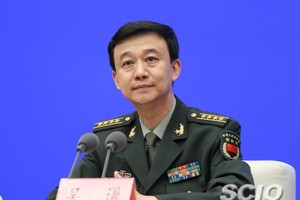 Người phát ngôn Bộ Quốc phòng Trung Quốc Ngô Khiêm. (Ảnh: SCIO).