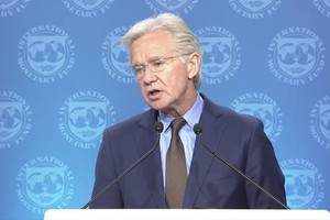 Người phát ngôn IMF Gerry Rice. (Ảnh: IMF).