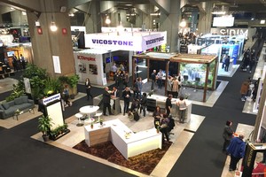 Gian hàng Vicostone tại triển lãm SIDIM- Salon du Design tại thành phố Montreal, Canada.