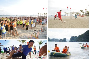 Những hoạt động vui chơi bãi biển sôi nổi tại “Tuần lễ hoạt động bãi tắm Phương Đông năm 2020”.