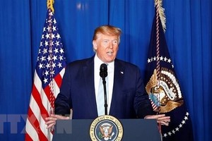 Tổng thống Mỹ Donald Trump. (Ảnh: AFP/TTXVN).