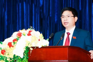 Ông Trương Quốc Huy được bầu giữ chức Chủ tịch UBND tỉnh Hà Nam.(ảnh: Báo Hà Nam).