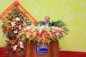 Đồng chí Trần Văn Nam tái đắc cử Bí thư Tỉnh ủy Bình Dương. Ảnh: Báo Bình Dương.