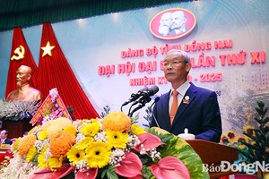 Đồng chí Nguyễn Phú Cường tái đắc cử Bí thư Tỉnh ủy Đồng Nai. Ảnh: Báo Đồng Nai.