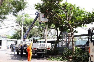 Cơn bão số 9 (MOLAVE) đã đổ bộ vào các tỉnh miền Trung, gây khó khăn trong vận hành nguồn điện và lưới điện tại khu vực này.