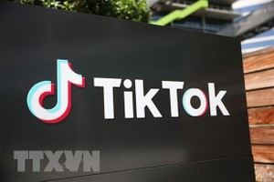 Biểu tượng TikTok. (Nguồn: AFP/TTXVN).