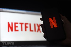 Biểu tượng Netflix. (Ảnh: AFP/TTXVN).