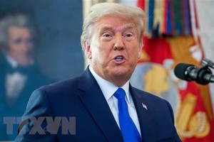 Tổng thống Mỹ Donald Trump phát biểu tại Washington, DC ngày 7/12/2020. (Nguồn: AFP/TTXVN).