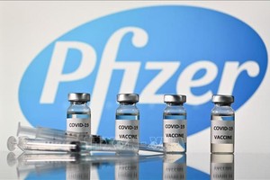 Vaccine ngừa Covid-19 của công ty Pfizer. Ảnh: AFP/TTXVN.
