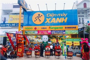 Trung bình những ngày của tháng cuối năm khai trương 6 Điện máy Xanh supermini/ngày.