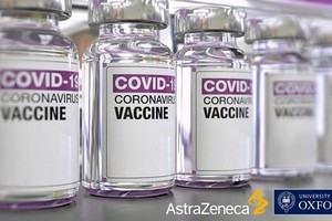 Vắcxin phòng COVID-19 của Oxford/AstraZeneca. (Ảnh: Yonhap/TTXVN).