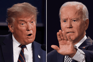 Tổng thống Mỹ Donald Trump và Tổng thống đắc cử Joe Biden (Ảnh: Getty).