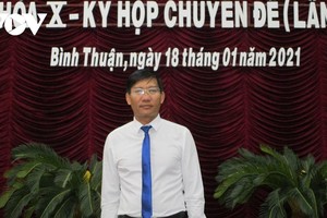 Ông Lê Tuấn Phong - Tân Chủ tịch UBND tỉnh Bình Thuận.