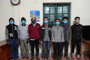 Phát hiện 7 trường hợp nhập cảnh trái phép qua biên giới trong đêm