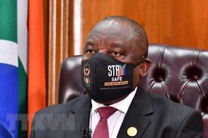 Tổng thống Nam Phi Cyril Ramaphosa (Trong hình) cho biết sự ra đi của Bộ trưởng Mthembu để lại nỗi mất mát lớn cho đất nước Nam Phi. Ảnh: PresidencyZA.