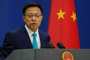 Người phát ngôn Bộ Ngoại giao Trung Quốc Triệu Lập Kiên.