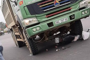 Hiện trường vụ tai nạn. (Nguồn: plo.vn).