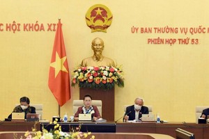 Phiên họp 53 của Ủy ban Thường vụ Quốc hội.