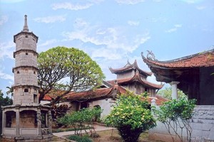 Chùa Bút Tháp ở Bắc Ninh. (Nguồn: Bacninh.gov.vn).