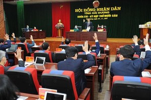 HĐND tỉnh Hải Dương tiến hành bầu bổ sung các chức danh quan trọng.