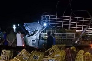 Hiện trường vụ tai nạn. (Nguồn: atgt.vn).