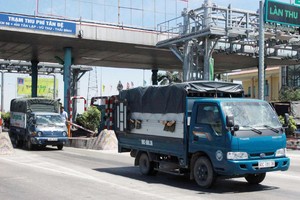 BOT Tân Đệ - một trong những trạm thu phí của Tasco, hiện đã dừng thu. Ảnh: Dũng Minh.