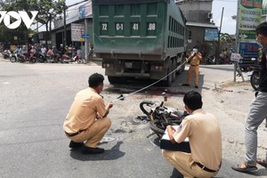 Va chạm với xe ben người đàn ông tử vong tại chỗ.