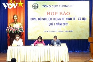 Họp báo Công bố số liệu thống kê kinh tế-xã hội quý I/2021.